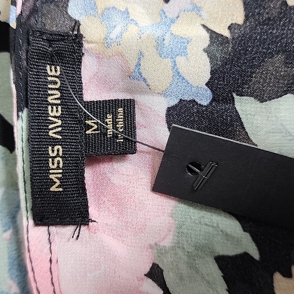 MISS AVENUE Floral High Low Dress / Size M - Picture 4 of 14